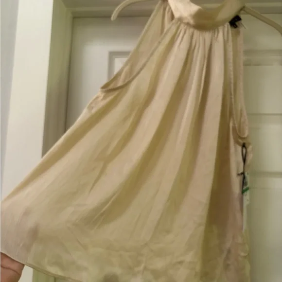 1. State Women's Cream Halter Blouse - Picture 5 of 6